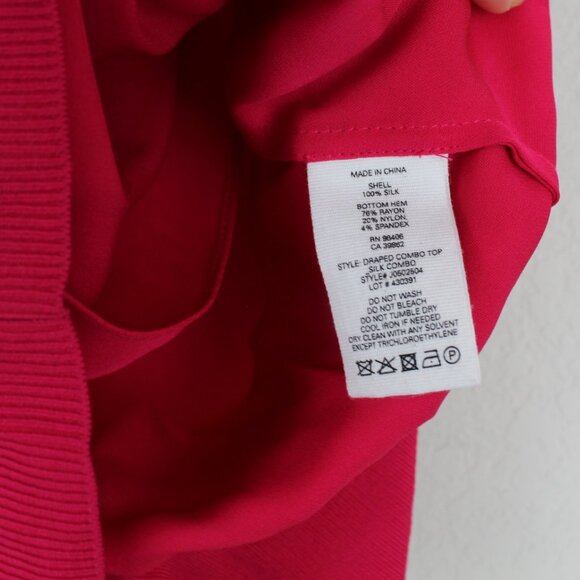 NEW Theory Silk Draped Combo Wrap Top - for Work or Date Night - Picture 7 of 7